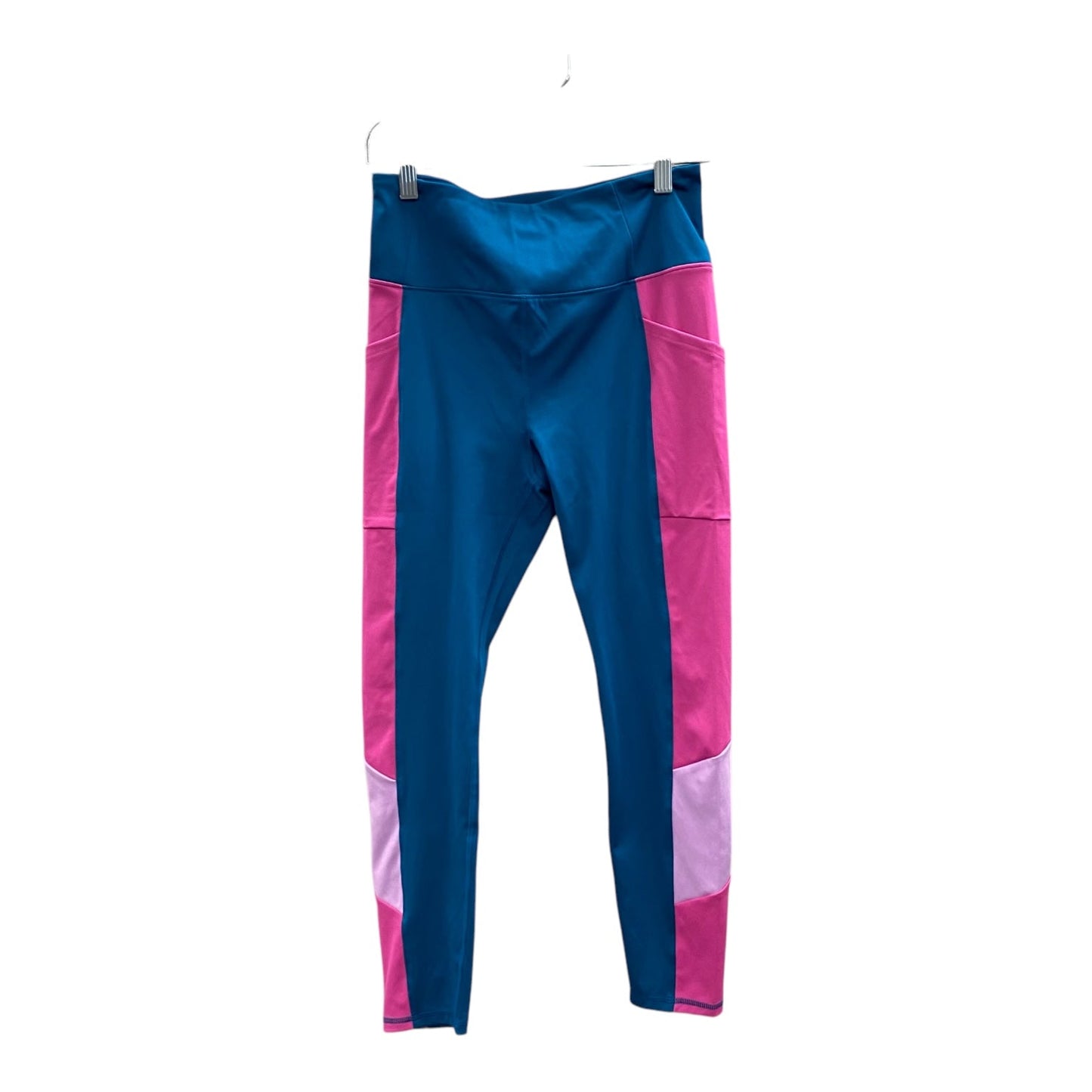 Athletic Leggings By Lou And Grey In Blue & Pink, Size:M