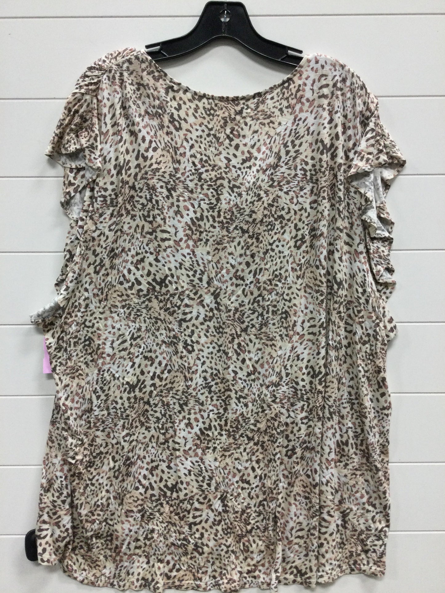 Top Sleeveless By Maurices In Animal Print, Size:4X