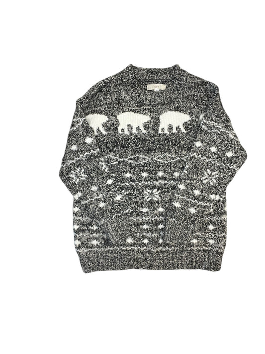 Sweater By Loft In Grey, Size:L