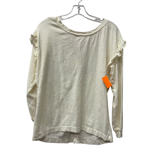 Top Ls By Pilcro In Cream, Size:Xs
