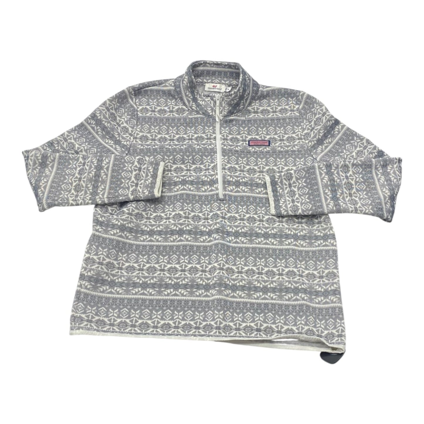Athletic Fleece By Vineyard Vines In Grey & White, Size:Xl