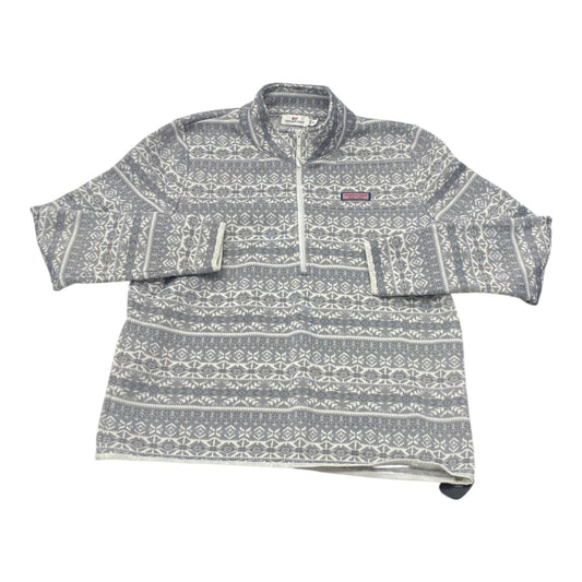 Athletic Fleece By Vineyard Vines In Grey & White, Size:Xl