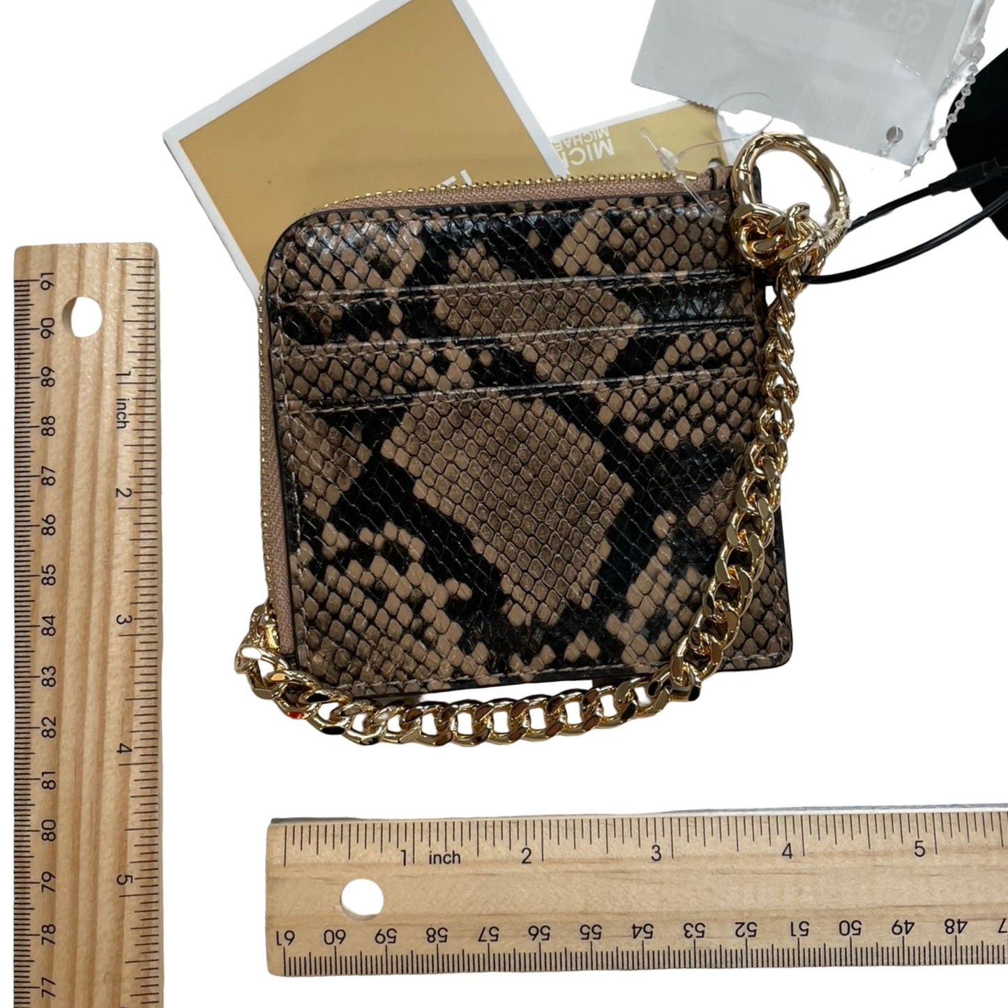 Wallet Designer By Michael Kors In Animal Print, Size:Small
