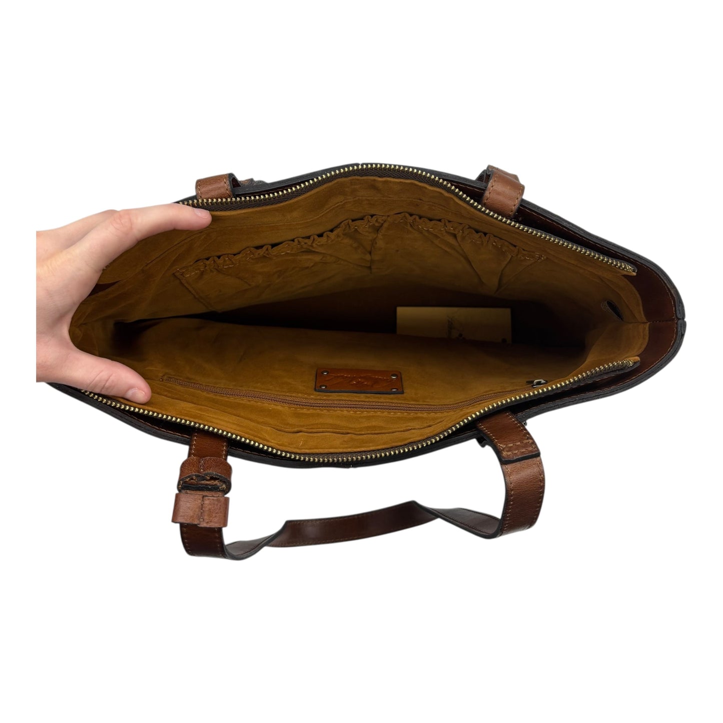 Handbag Designer By Patricia Nash In Brown, Size:Large