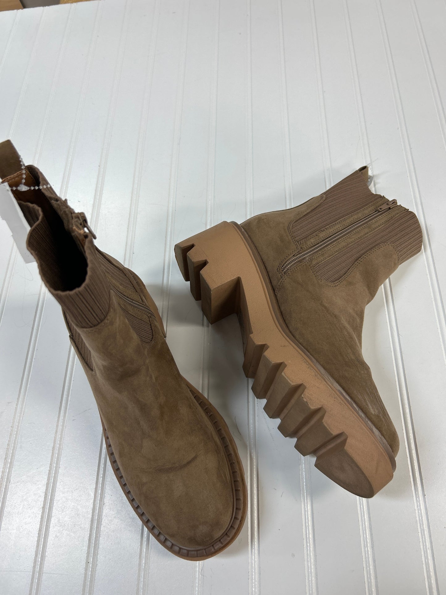 Boots Ankle Flats By Universal Thread In Brown, Size:11
