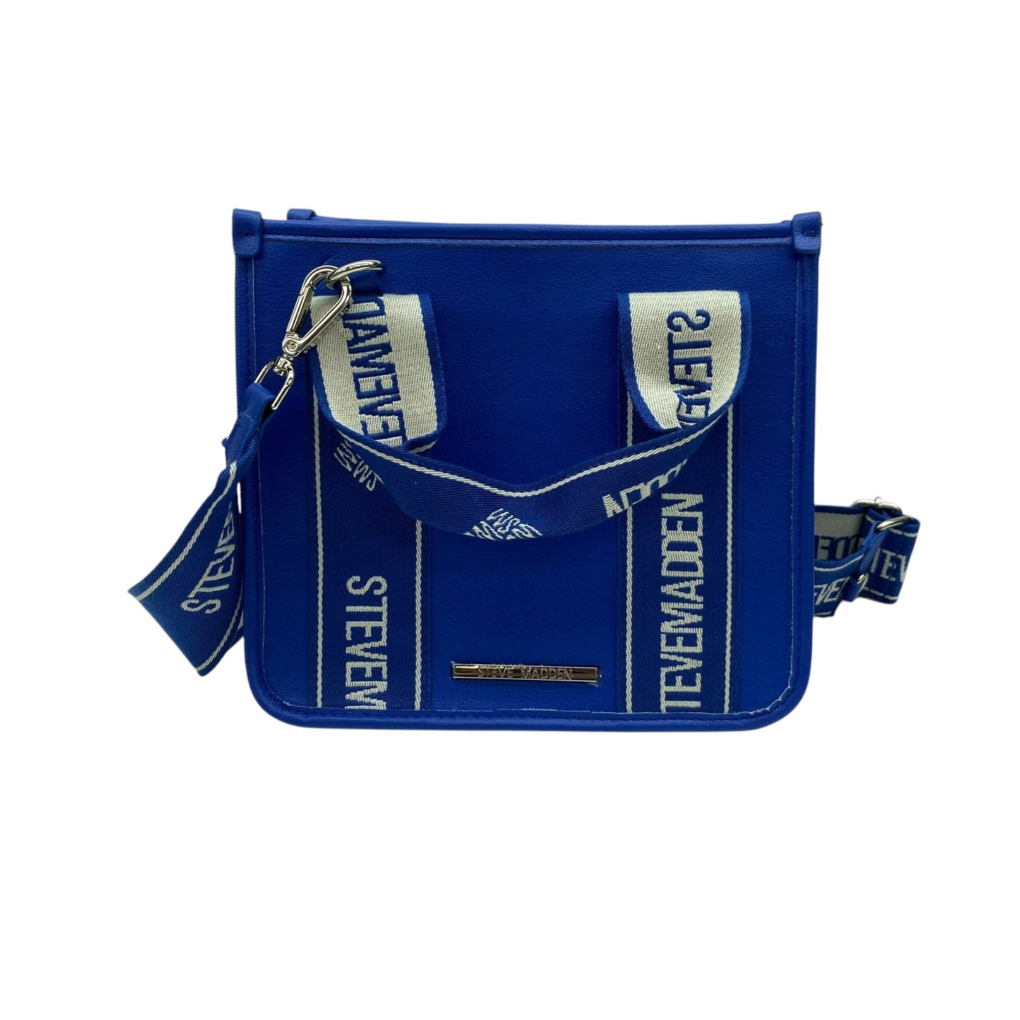 Handbag By Steve Madden In Blue, Size:Medium