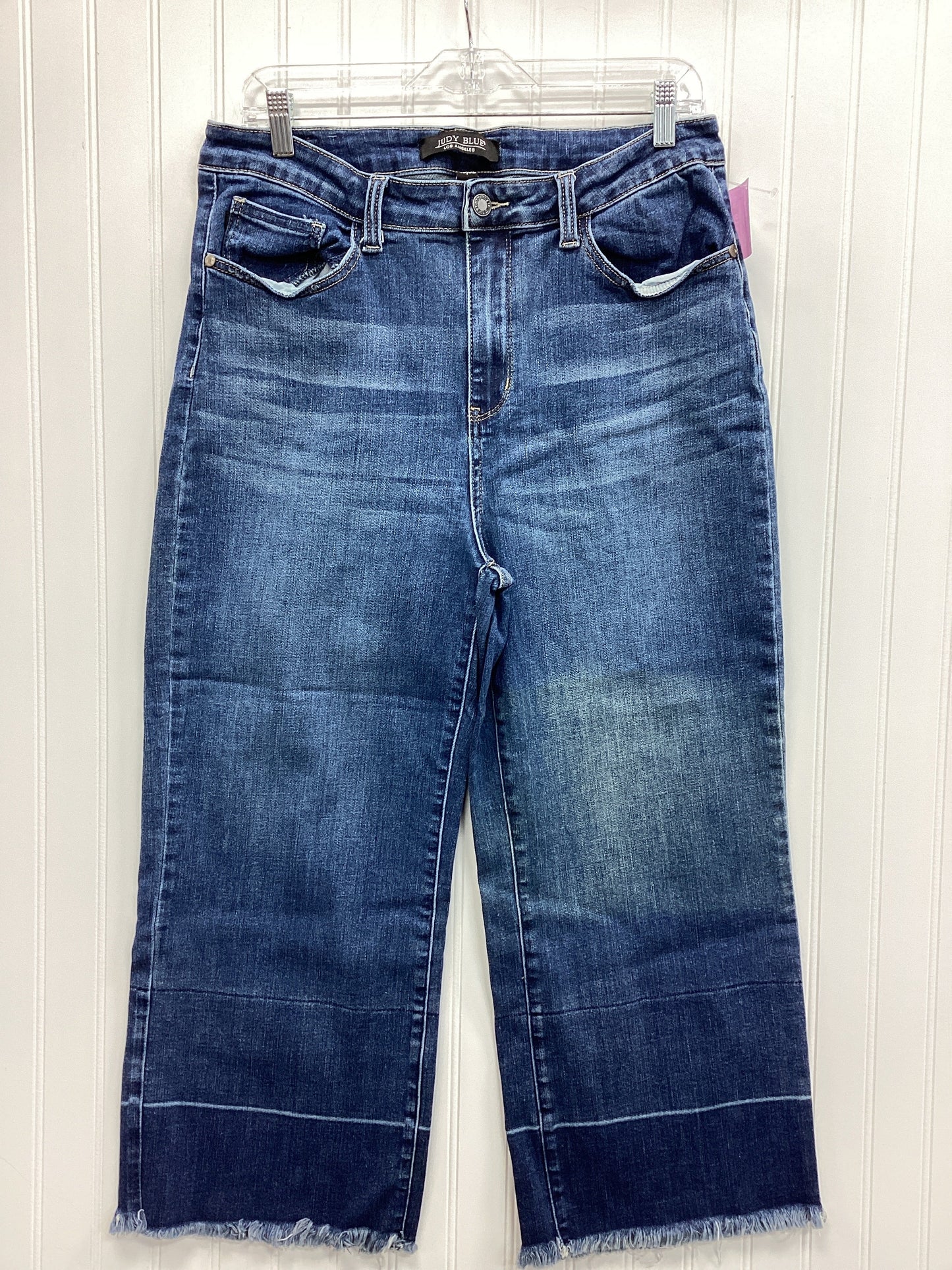 Jeans Straight By Judy Blue In Blue Denim, Size:14
