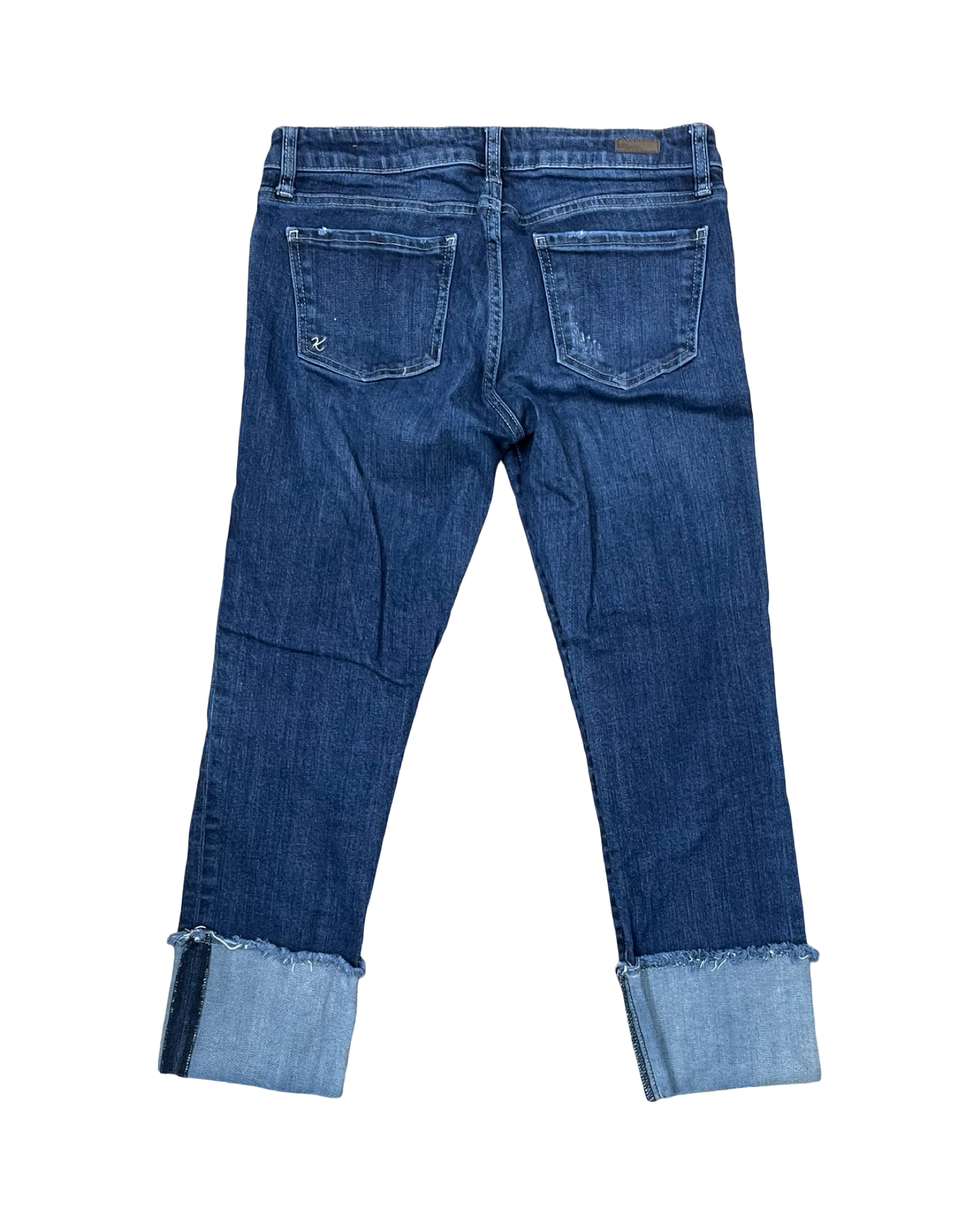Jeans Straight By Kut In Blue Denim, Size:6