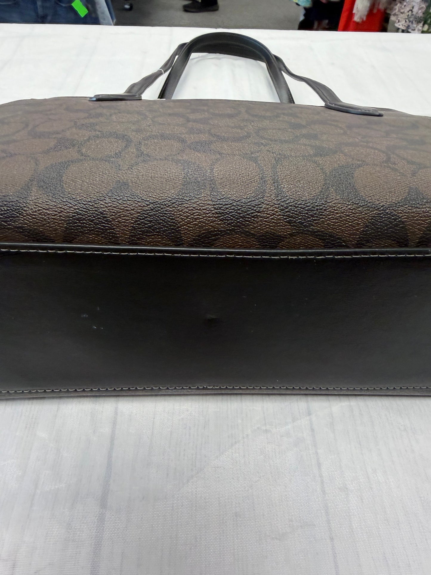 Handbag Designer By Coach In Brown, Size:Large