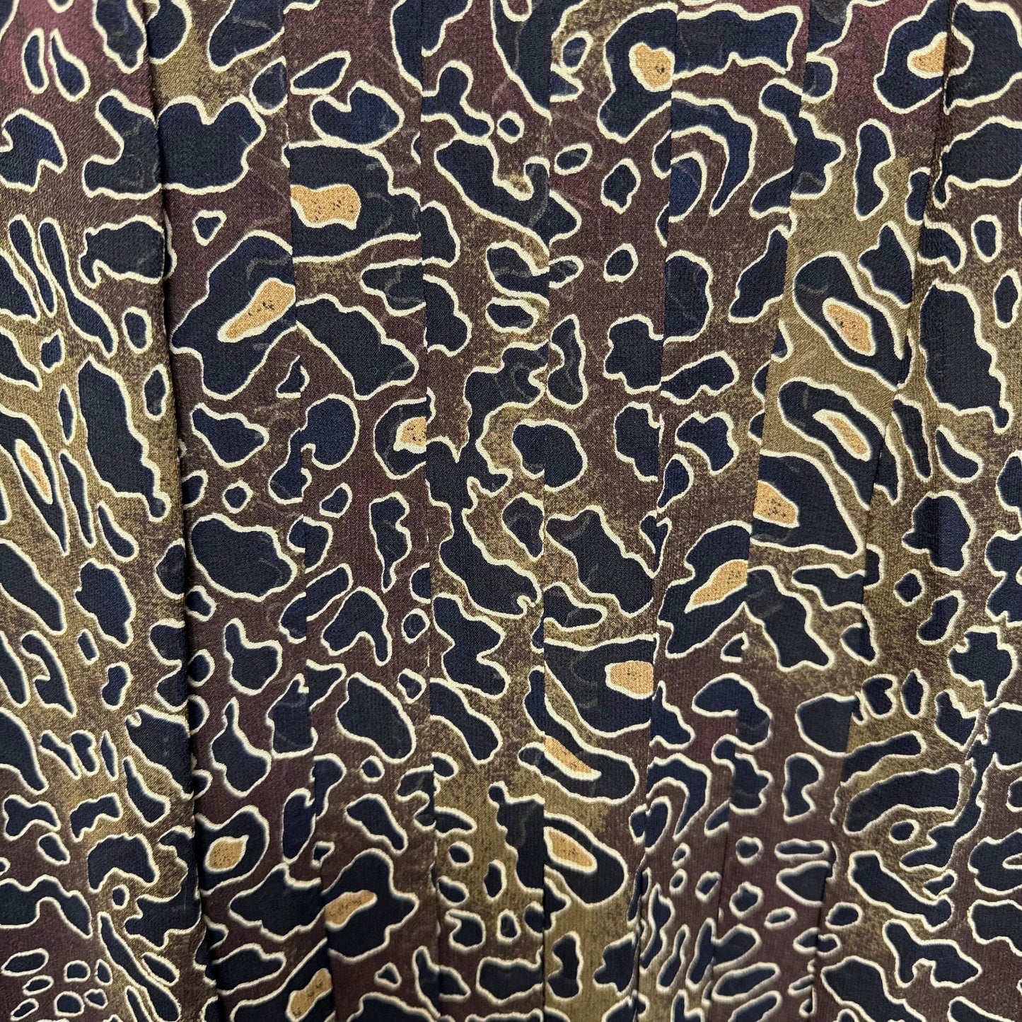 Silk Blouse Designer By Tory Burch In Black & Brown, Size: 10