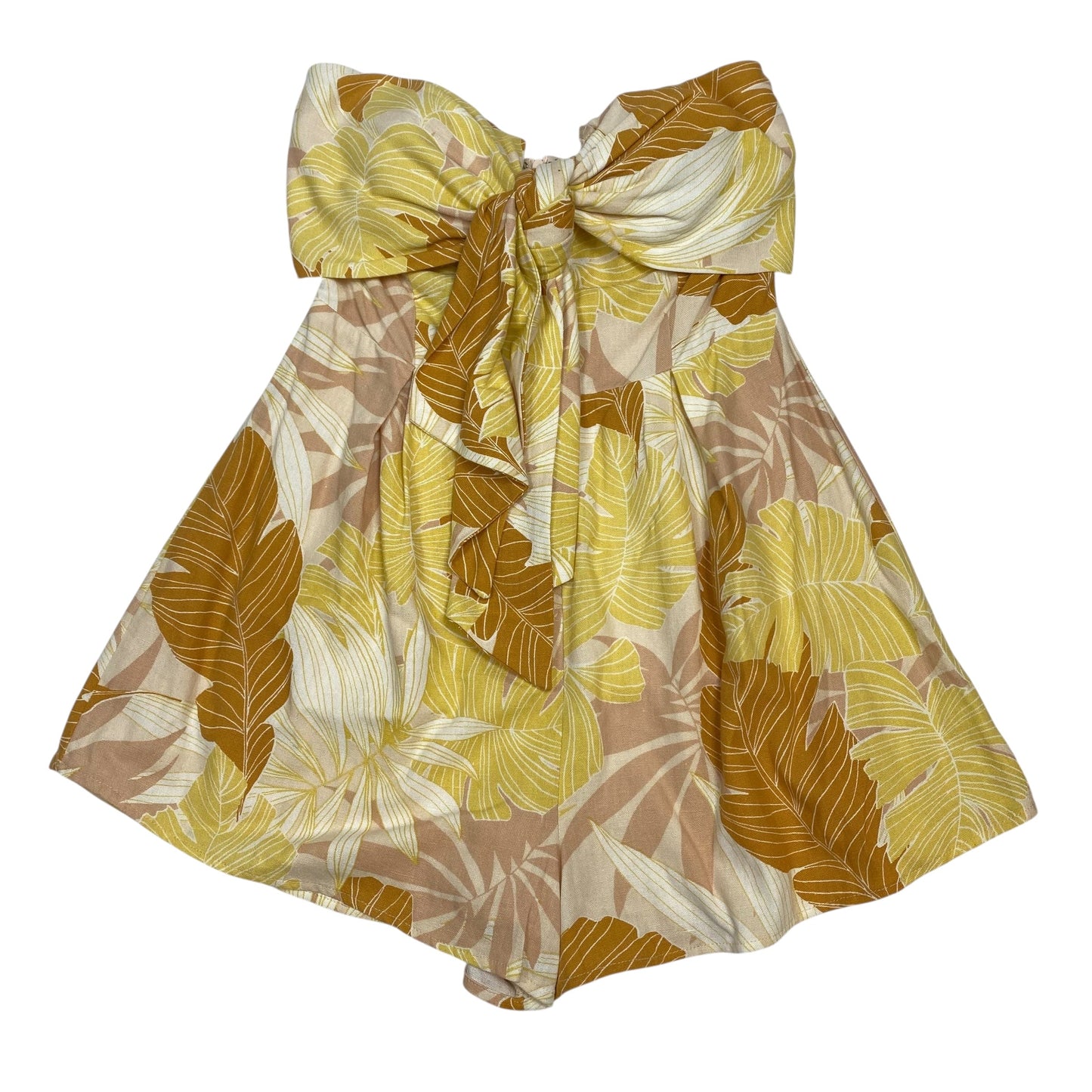 Romper By Blue Blush In Pink & Yellow, Size:S