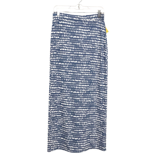Skirt Maxi By Loft In Blue & White, Size:Xs