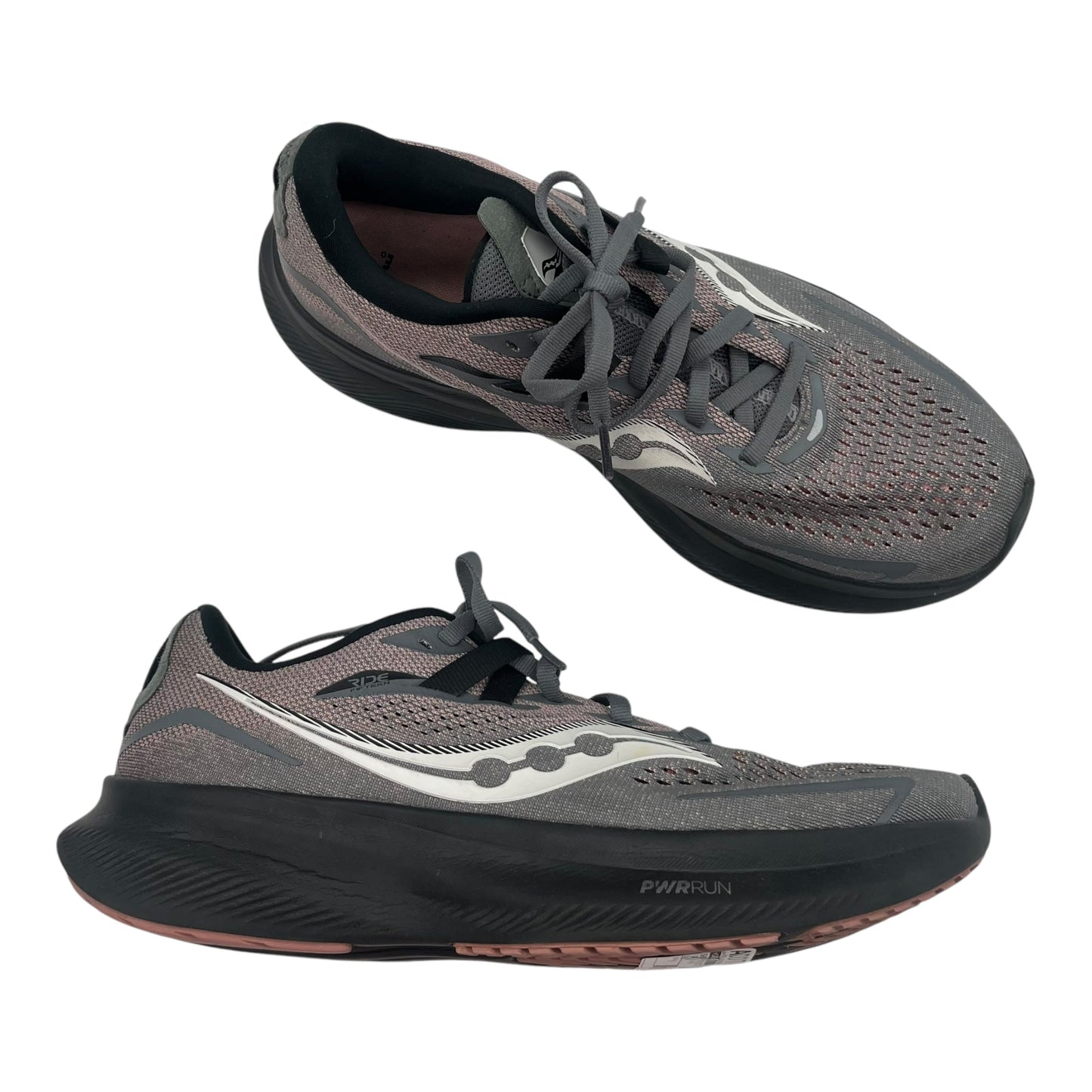 Shoes Athletic By Saucony In Grey & Pink, Size:9