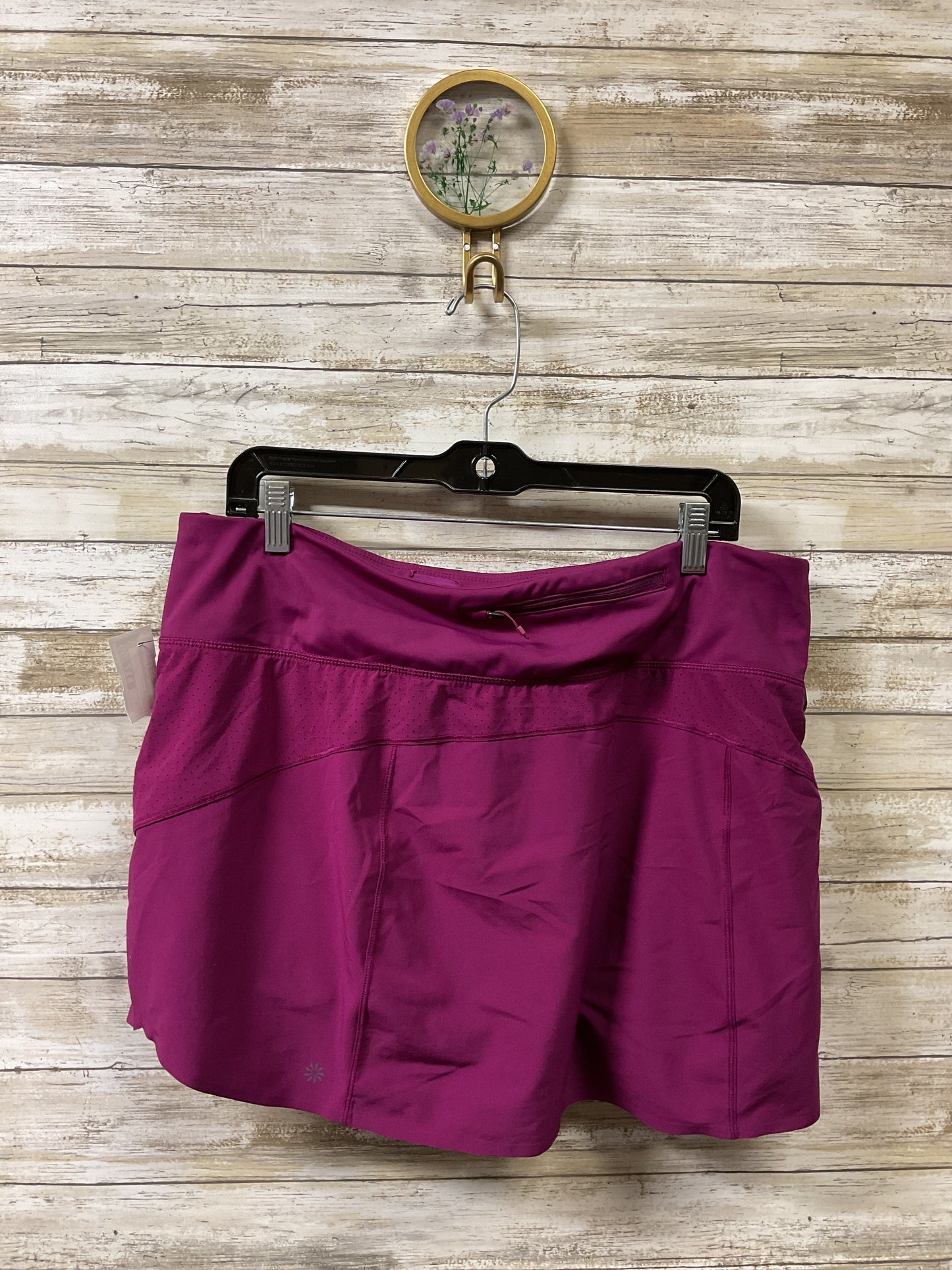 Athletic Skort By Athleta In Purple, Size:Xl