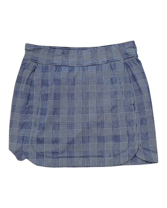 Athletic Skort By Clothes Mentor In Blue & White, Size:M