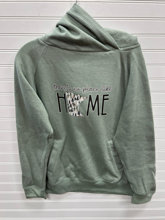 Sweatshirt Hoodie By Cmc In Green, Size:M