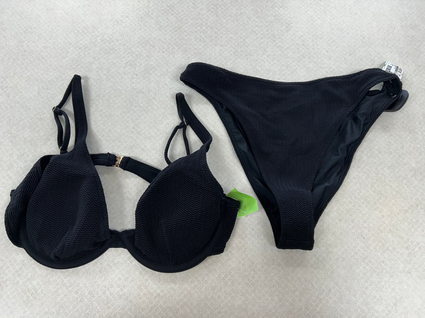Swimsuit 2Pc By Clothes Mentor In Black, Size:Xl