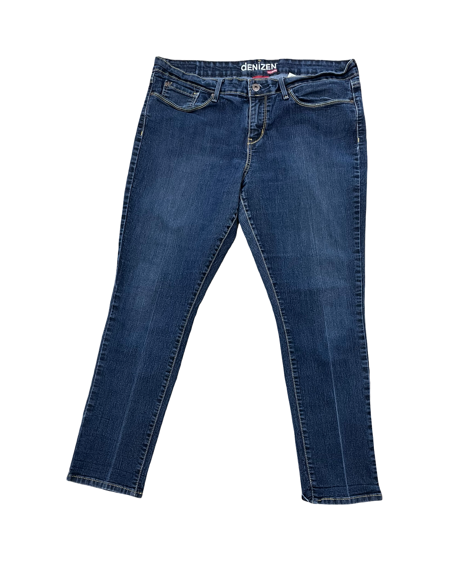 Jeans Straight By Levis In White, Size:12