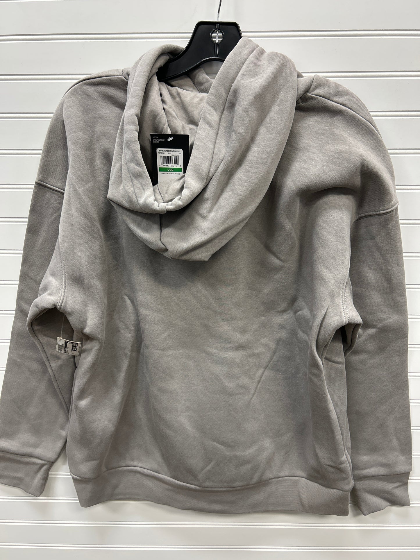 Sweatshirt Hoodie By Under Armour In Grey, Size:L