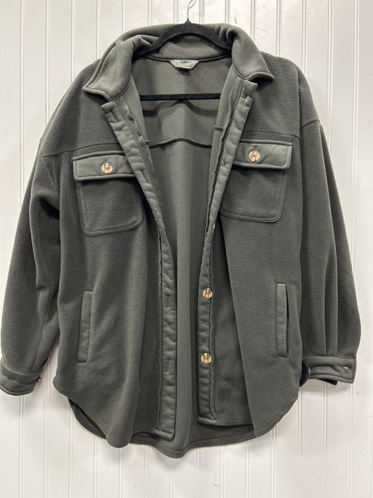 Jacket Fleece By Naturalizer In Grey, Size:S