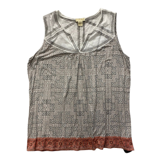 Top Sleeveless By Cynthia Rowley In Multi, Size:2X