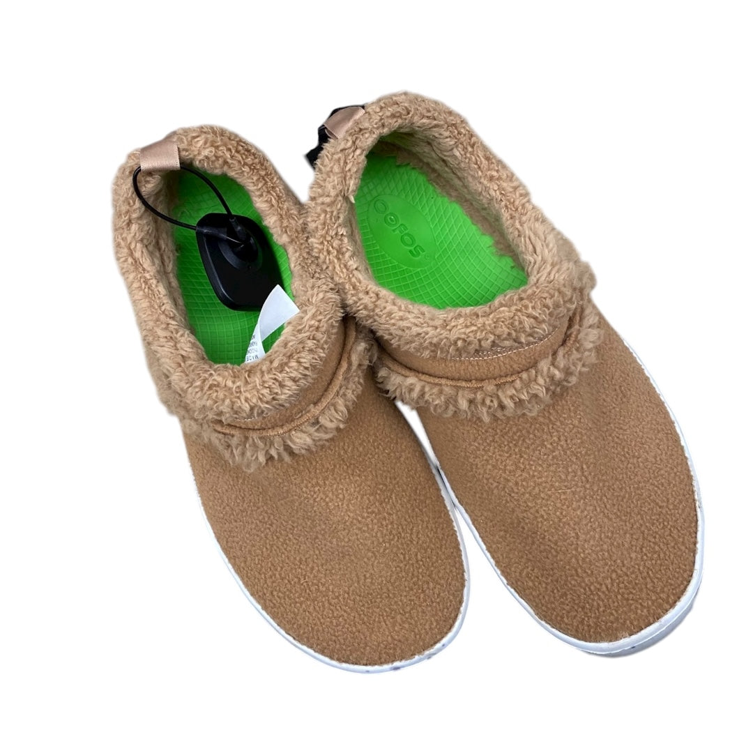 Shoes Flats By Oofos In Brown, Size:8
