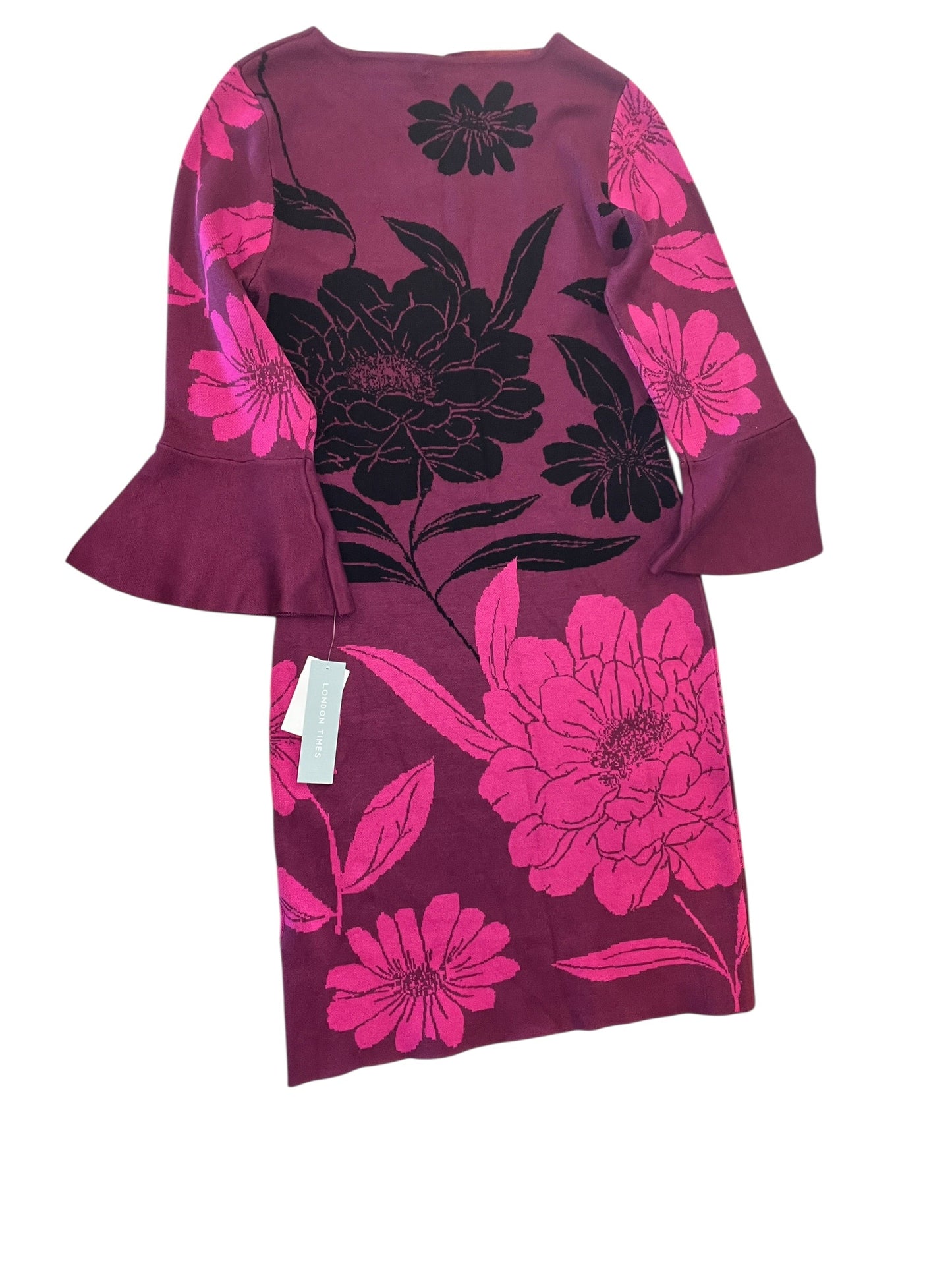 Dress Casual Short By London Times In Purple, Size:L