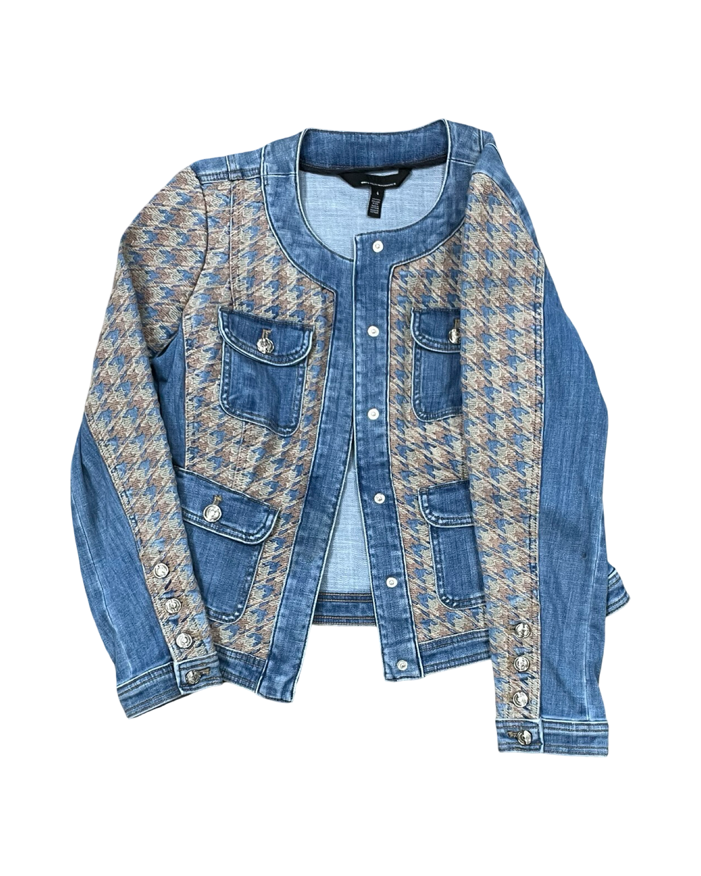 Jacket Denim By White House Black Market In Blue Denim, Size:S