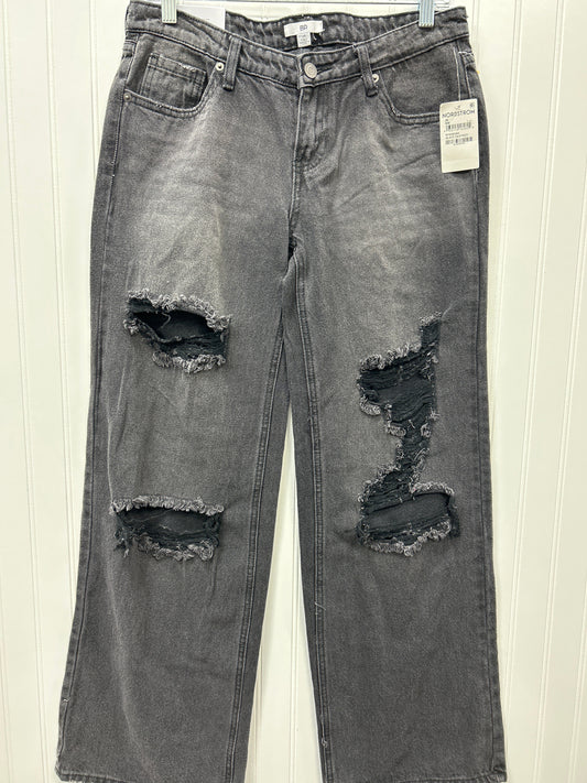 Jeans Wide Leg By Bp In Black Denim, Size:6