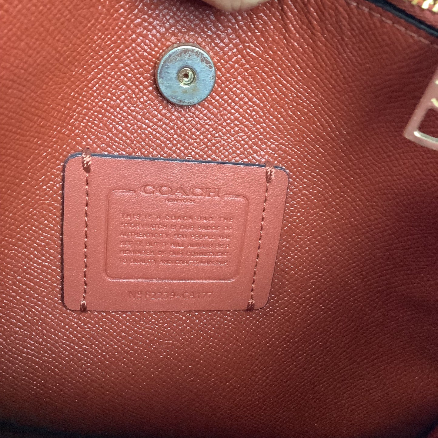 Crossbody Designer By Coach, Size: Medium