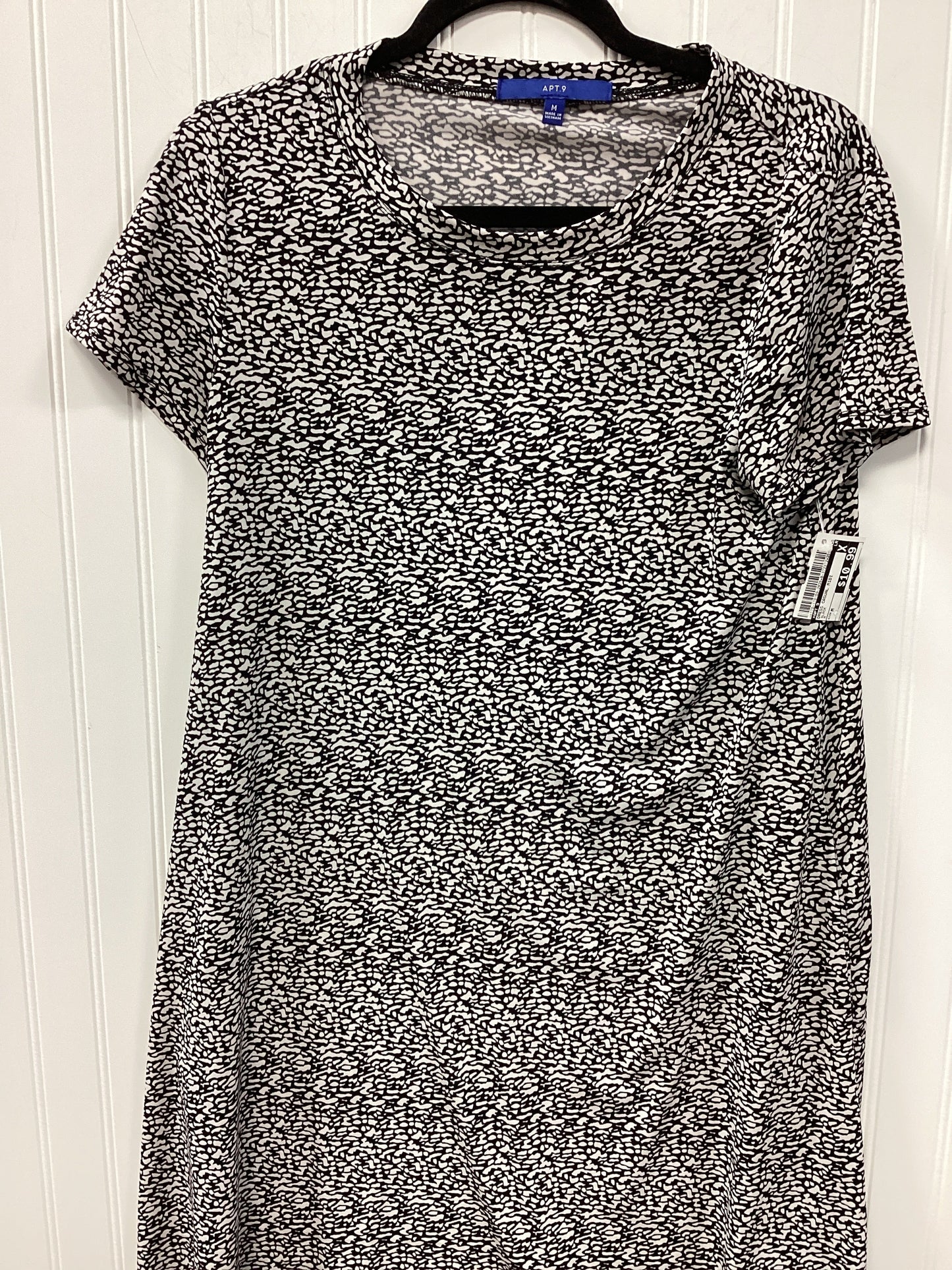 Dress Casual Midi By Apt 9 In Black, Size:M