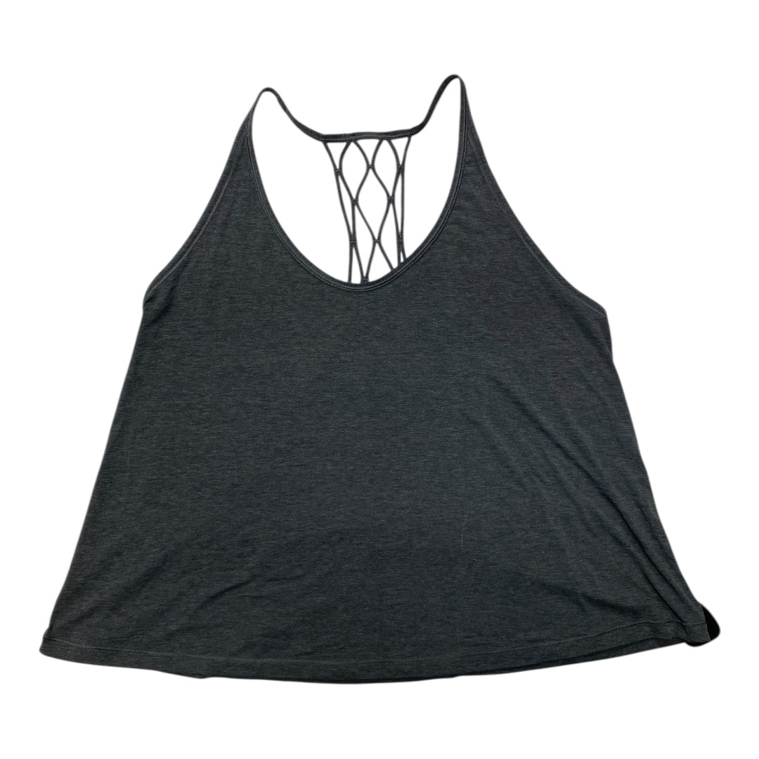 Athletic Tank Top By Lululemon In Grey, Size:12