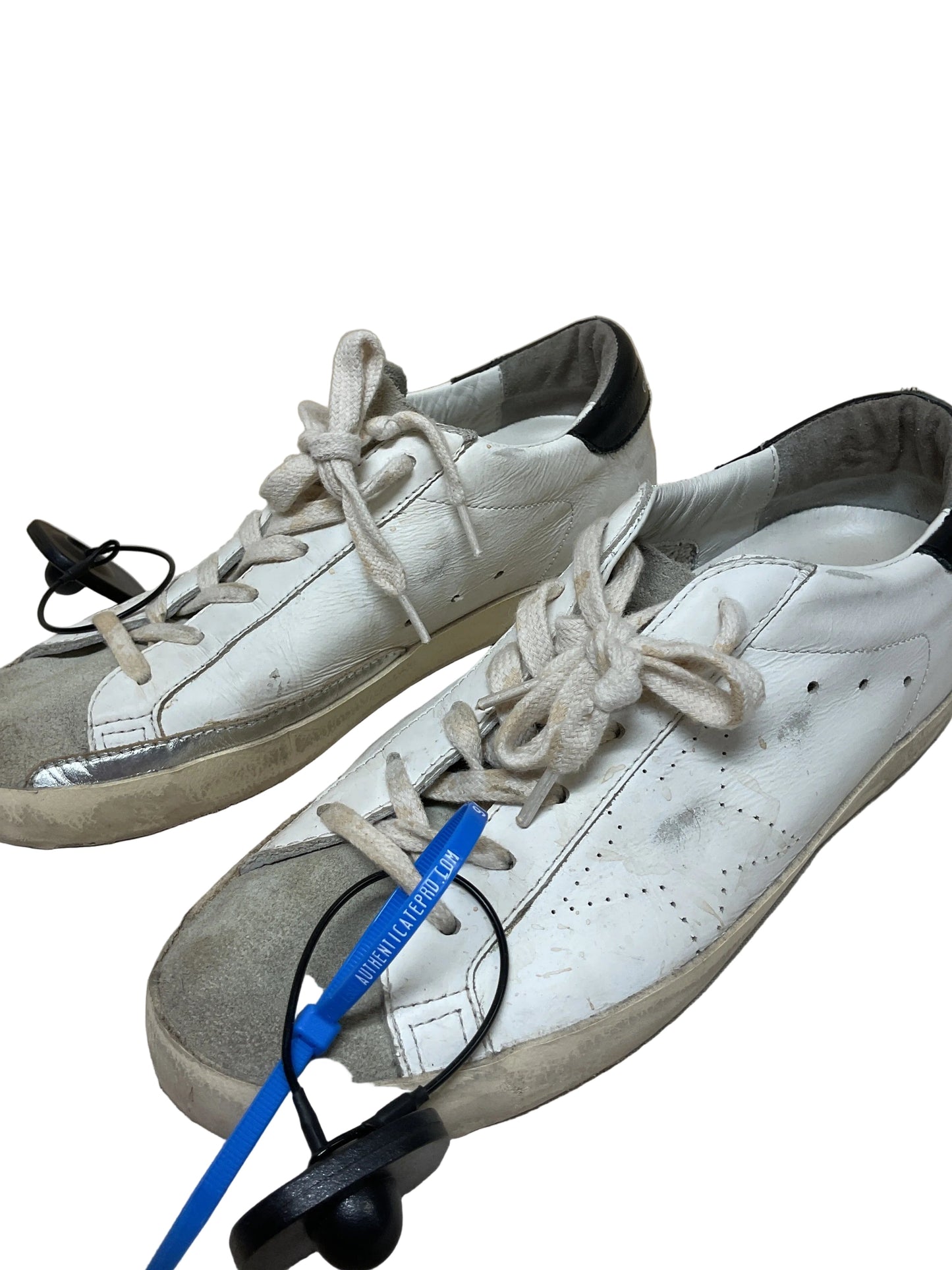Shoes Luxury Designer By Golden Goose In White, Size:38