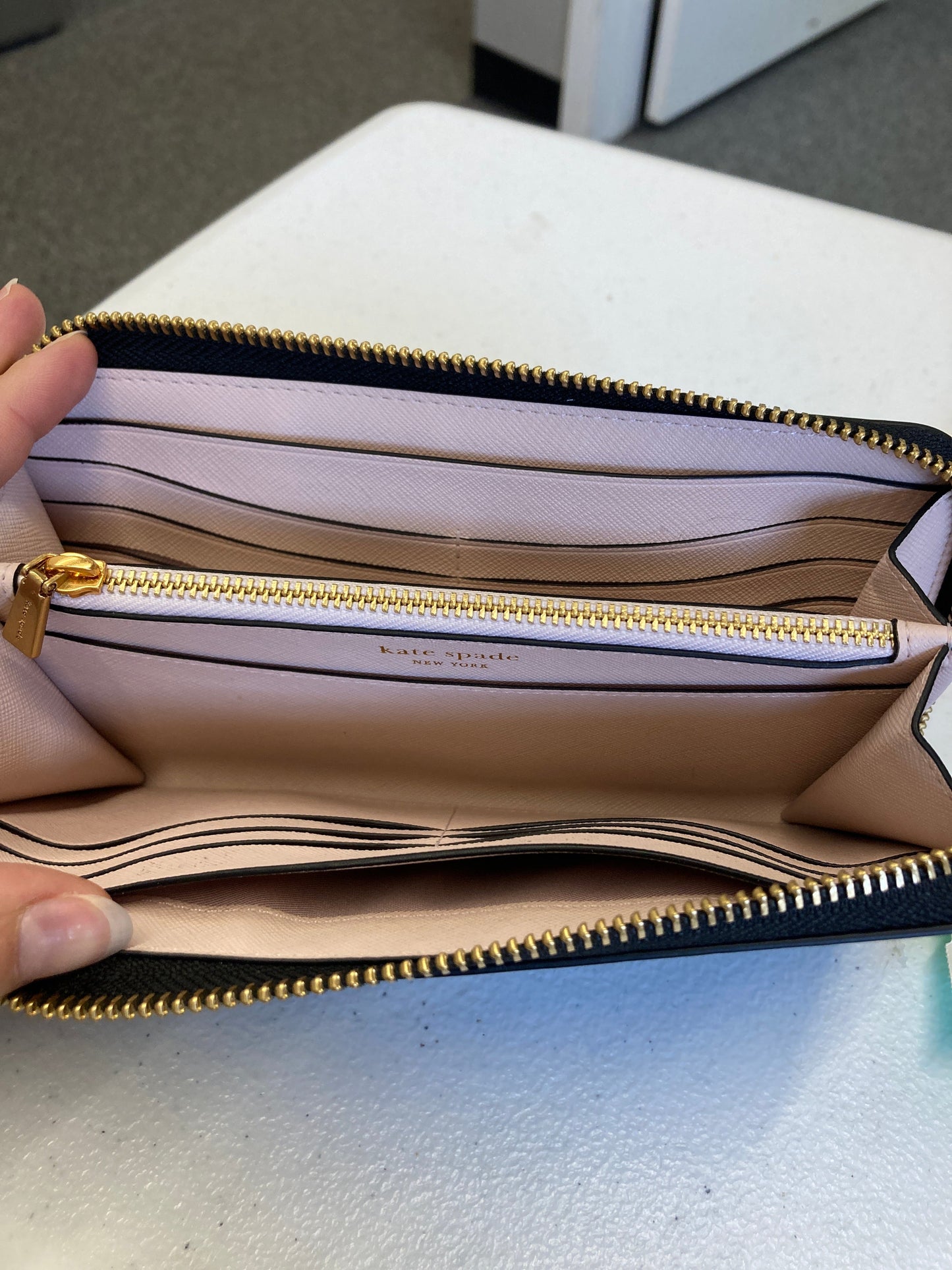 Wallet Designer By Kate Spade In Black, Size:Medium