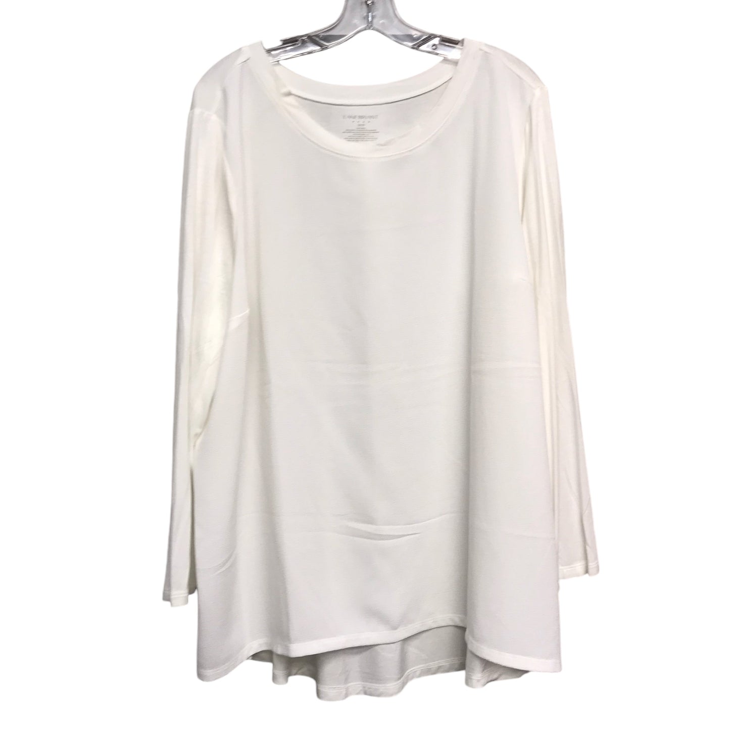 Top Ls By Lane Bryant In White, Size:1X