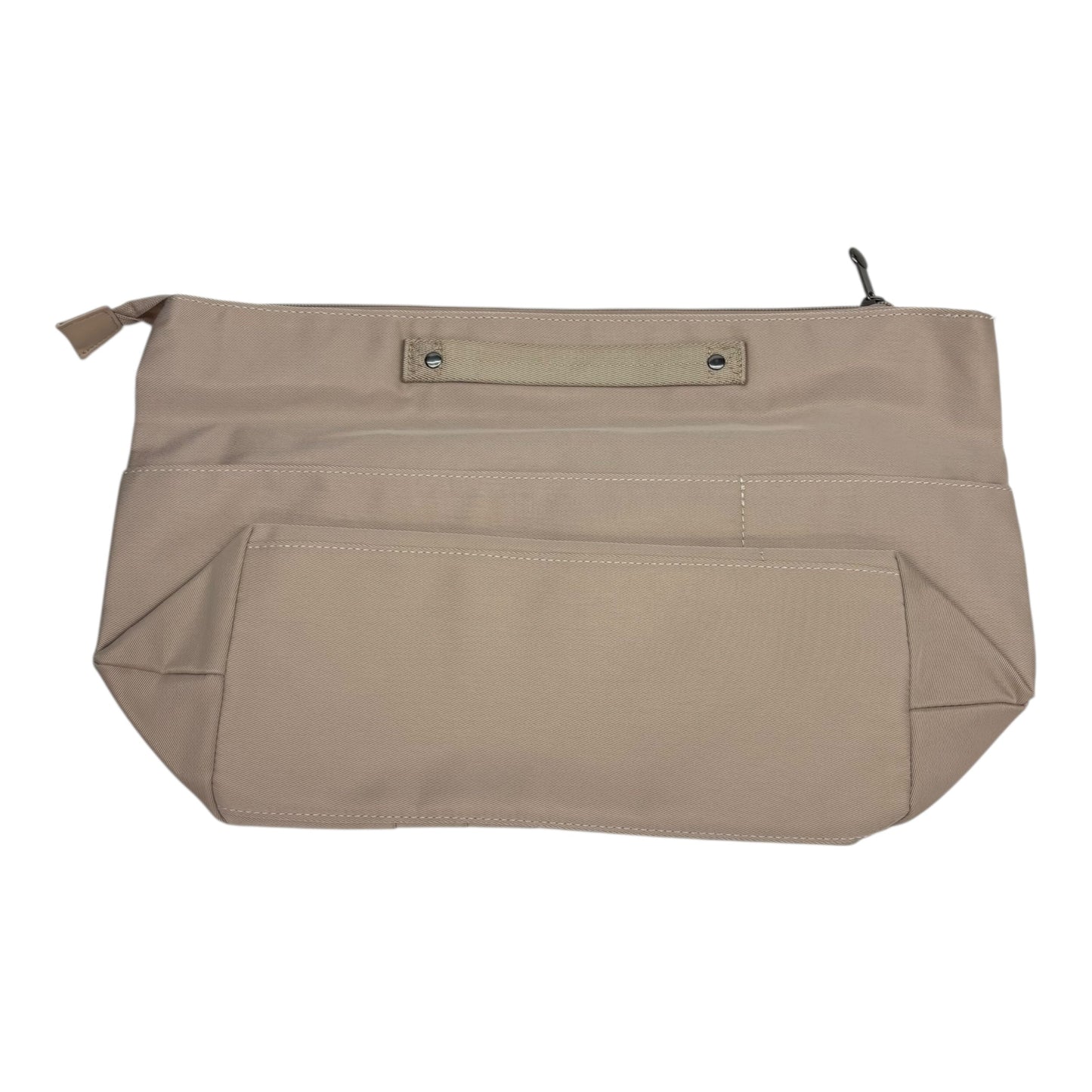 Makeup Bag By Clothes Mentor In Tan, Size:Large