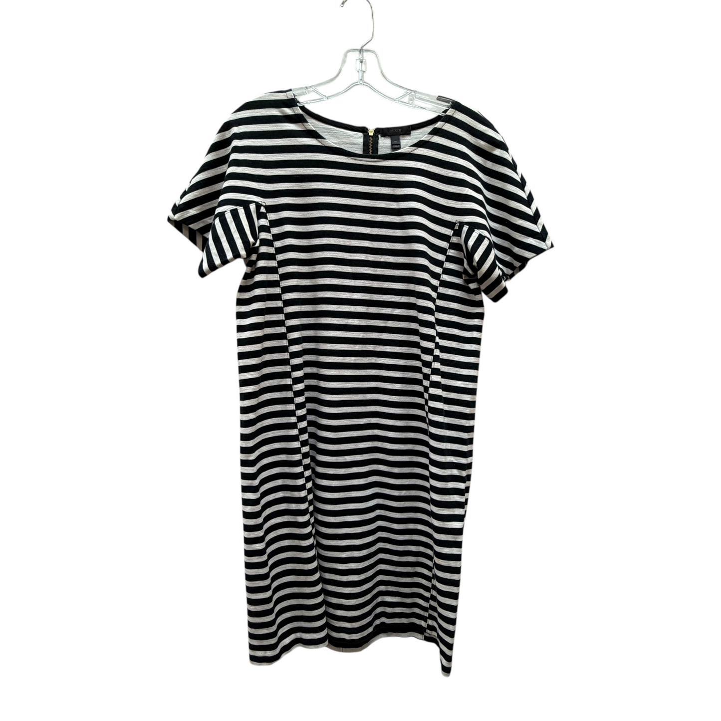 Dress Casual Midi By J. Crew In Black & White, Size:M