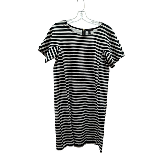 Dress Casual Midi By J. Crew In Black & White, Size:M