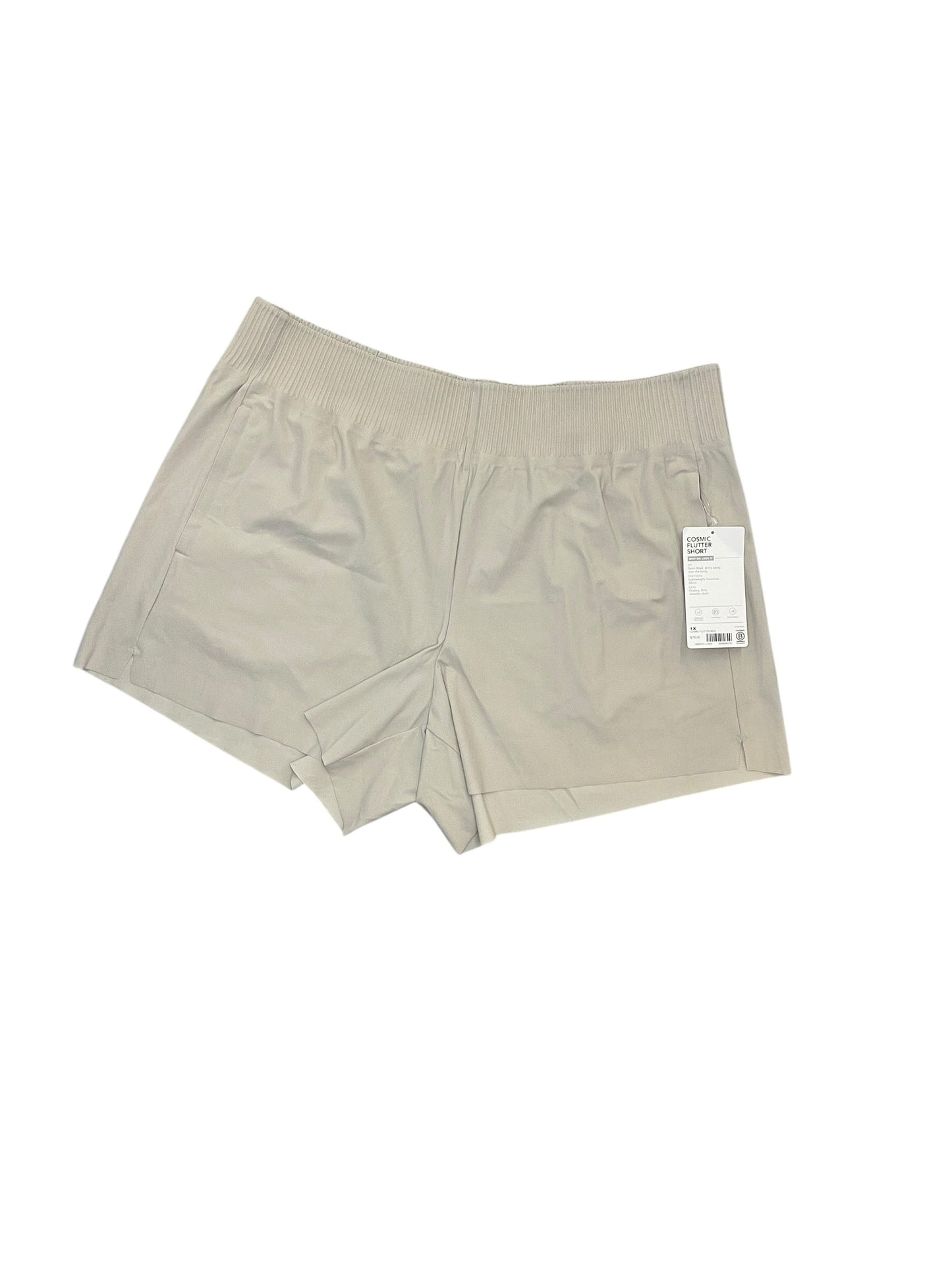 Athletic Shorts By Athleta In Tan, Size:1X