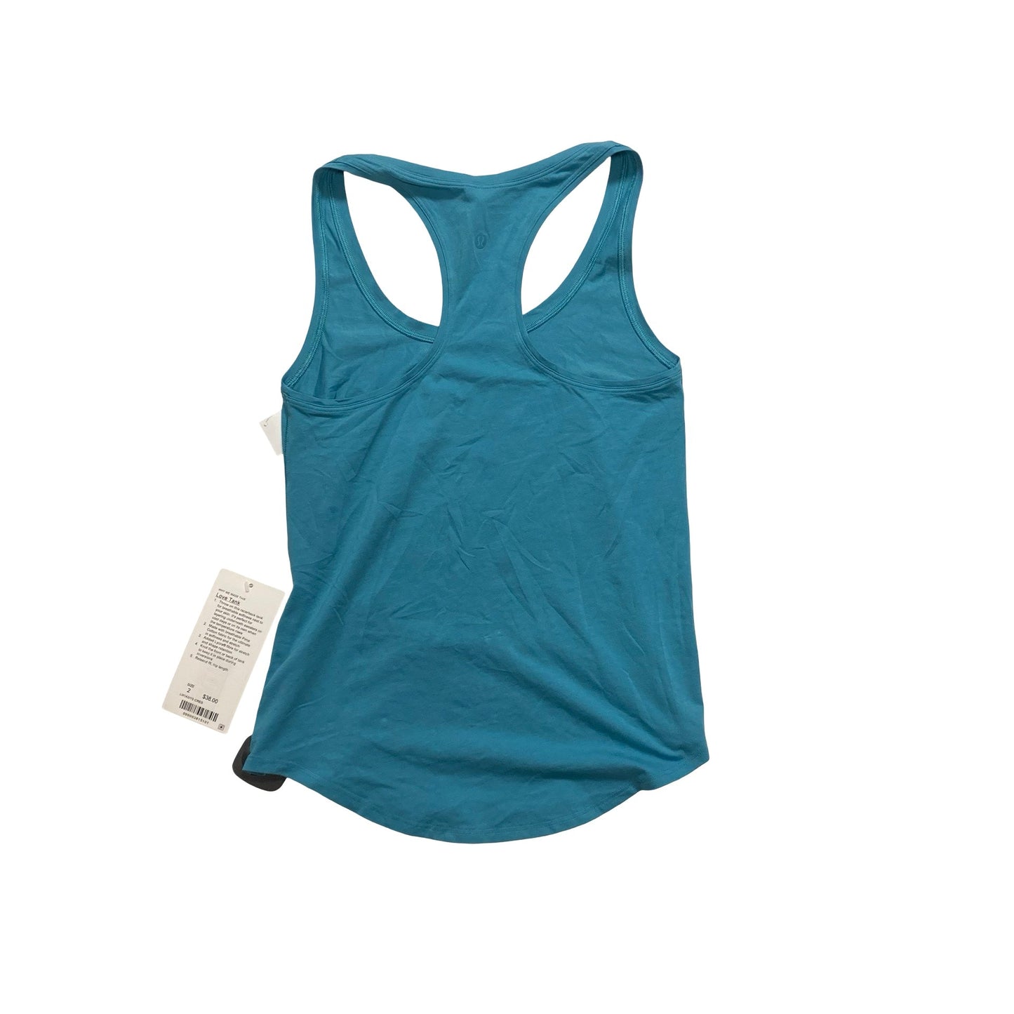 Athletic Tank Top By Lululemon In Teal, Size:2