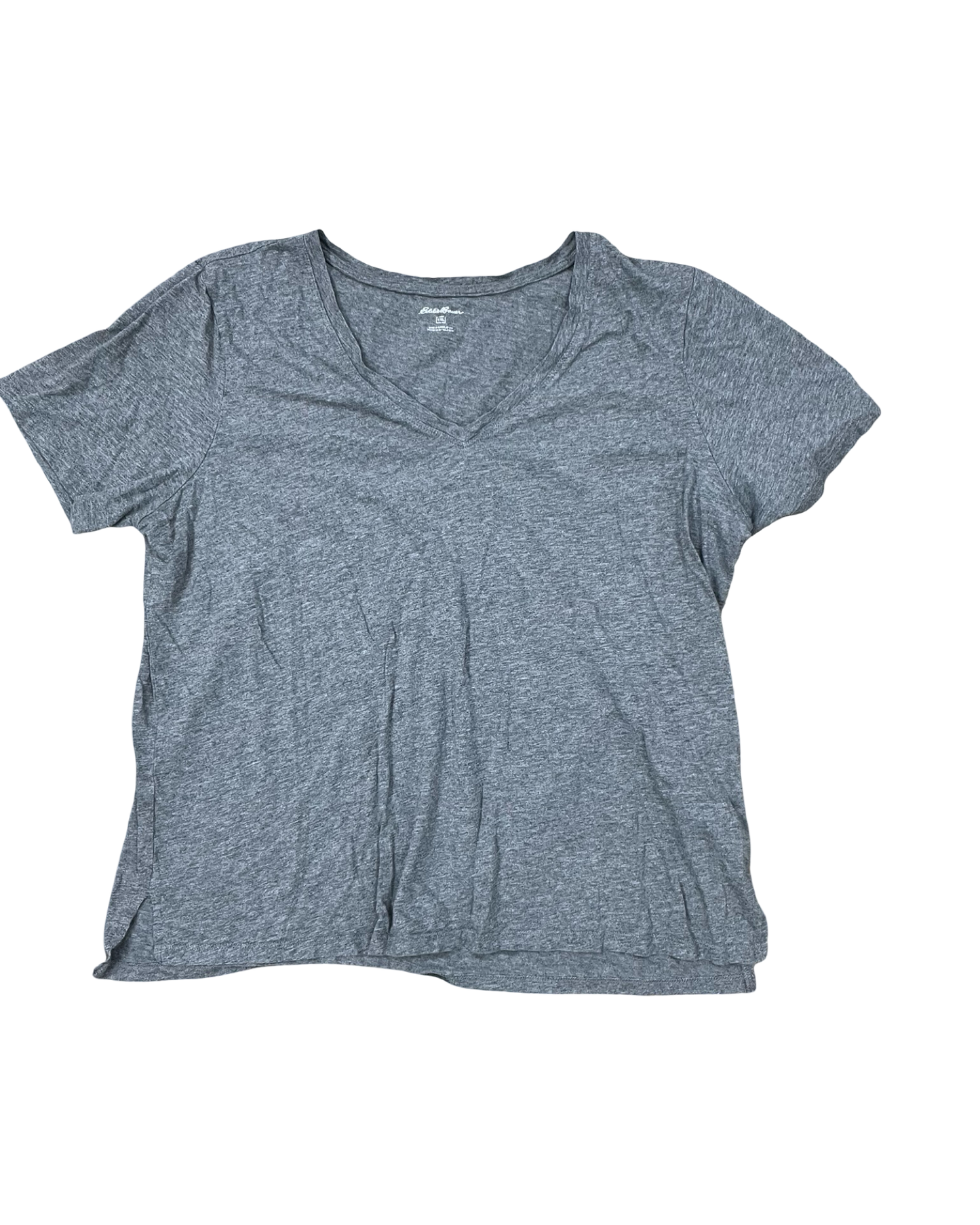 Top Ss By Eddie Bauer In Grey, Size:1X