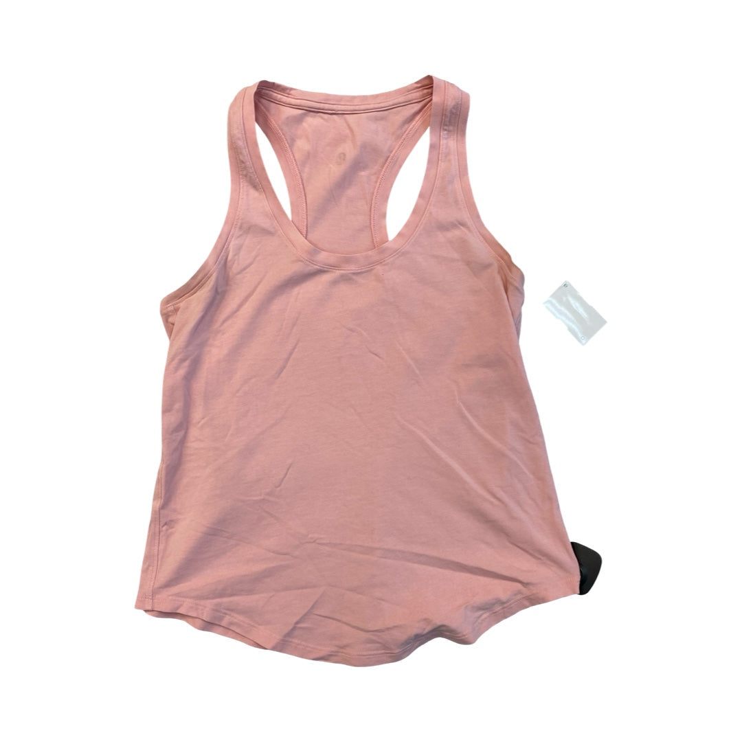 Athletic Tank Top By Lululemon In Pink, Size:6