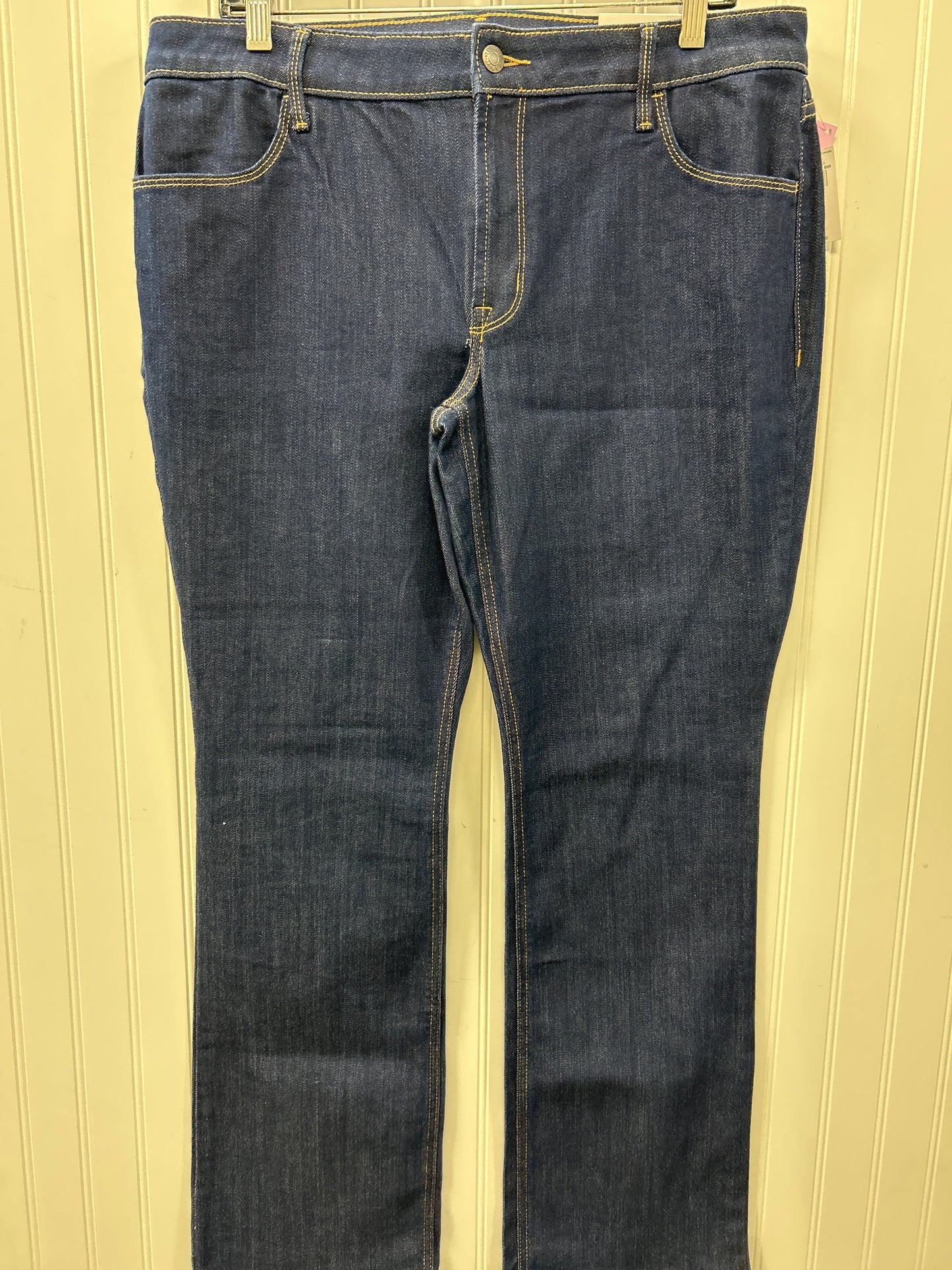 Jeans Boot Cut By Old Navy In Blue Denim, Size:16