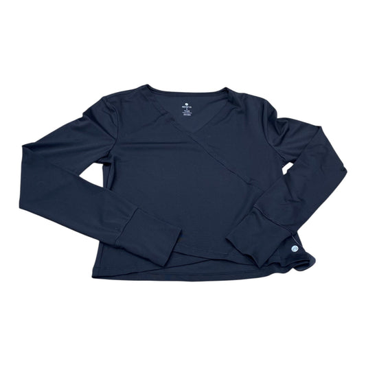 Athletic Top Ls Crewneck By Apana In Black, Size:S