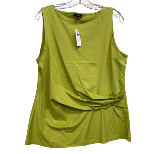 Top Sleeveless Basic By Ann Taylor In Green, Size:L