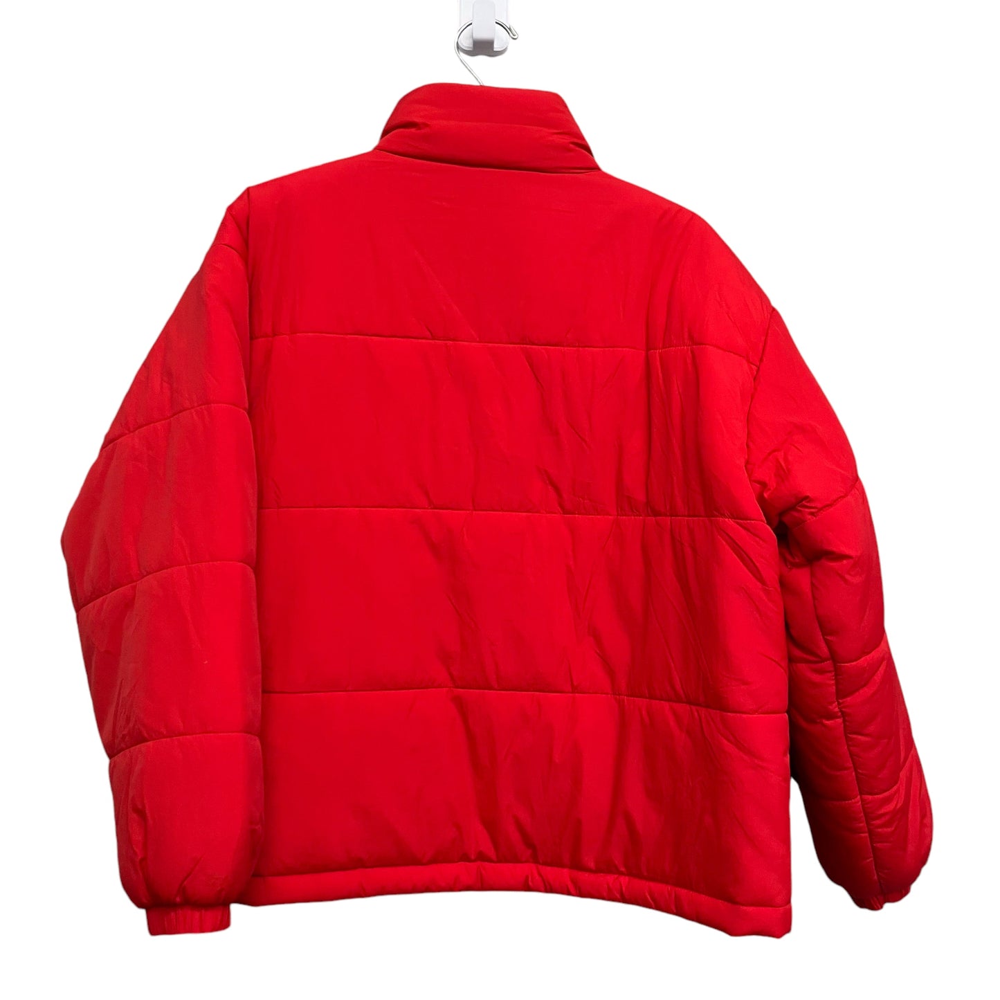 Coat Puffer & Quilted By Free Assembly In Red, Size:Xl