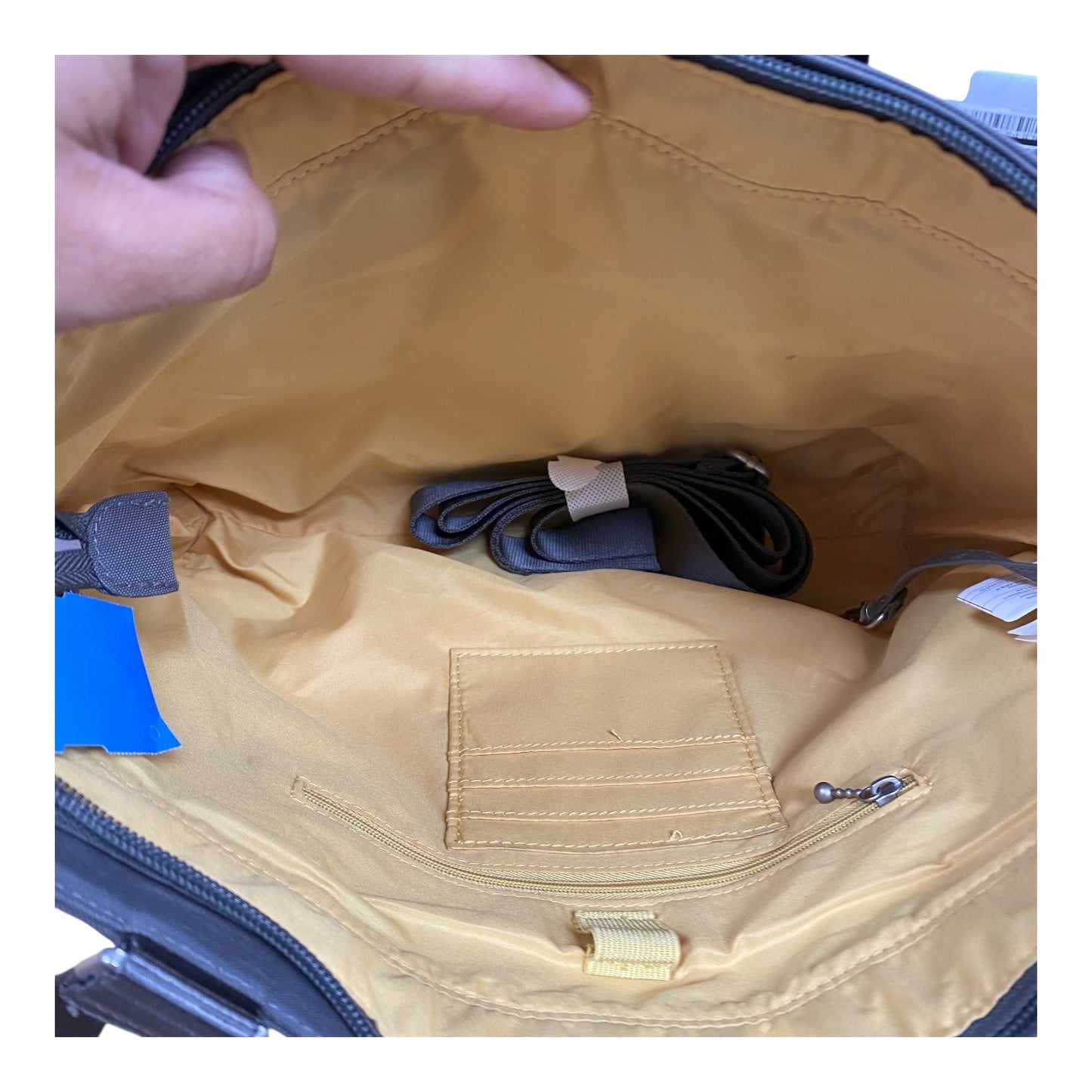 Handbag By Baggallini In Grey, Size:Medium