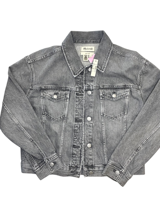 Jacket Denim By Madewell In Black Denim, Size:S
