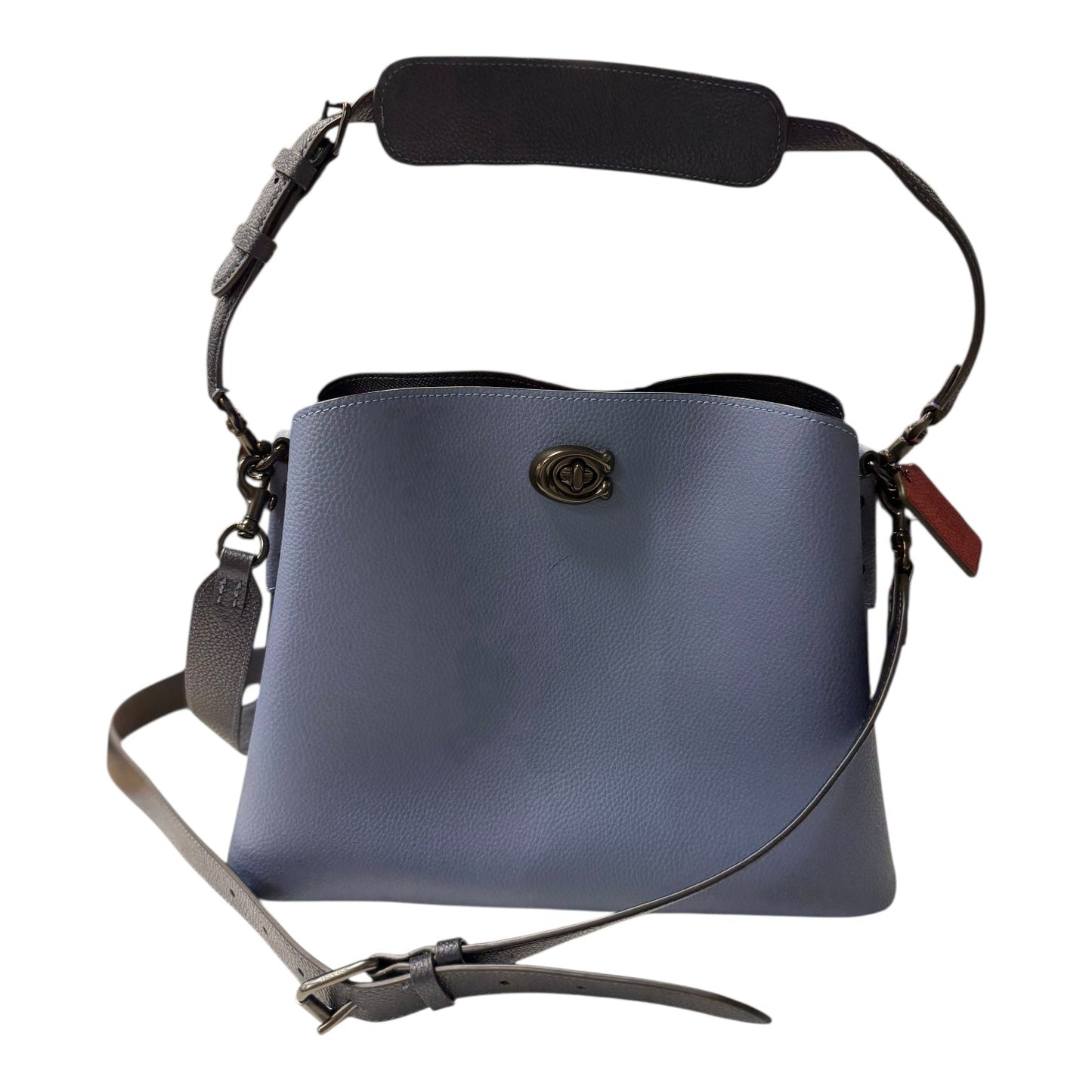 Handbag Designer By Coach In Blue, Size:Medium