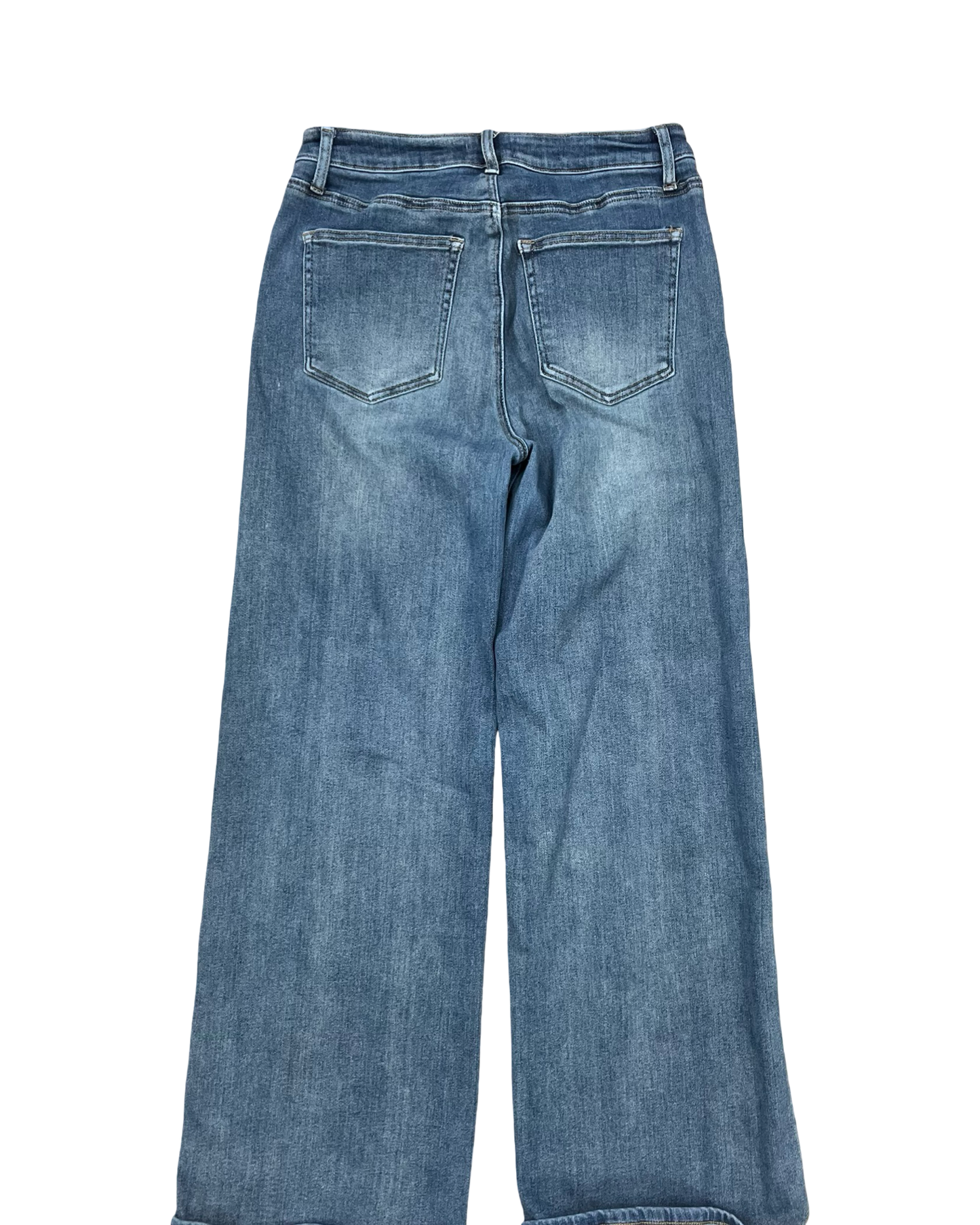 Jeans Wide Leg By Clothes Mentor In Blue, Size:10